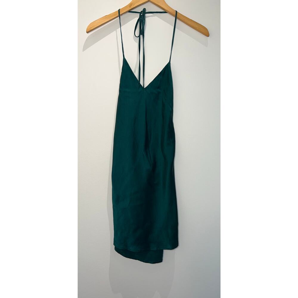 100% Silk Halter Slip Dress